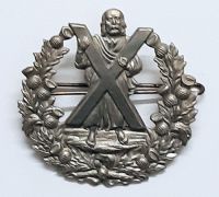 Military Cameron Highlanders Cap Badge
