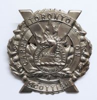 WW2 Canadian Army Canadian Army Toronto Scottish Regiment CEF Cap Badge