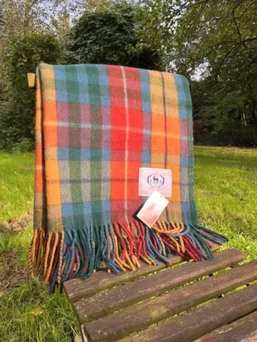 Plaid, Antique Buchanan Vintage, gemaakt van gerecycled wol