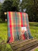 Plaid, Canadian Rockies, gemaakt van gerecycled wol