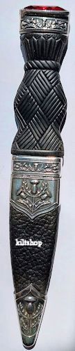 Thistle, Ruby top, Sgian Dubh
